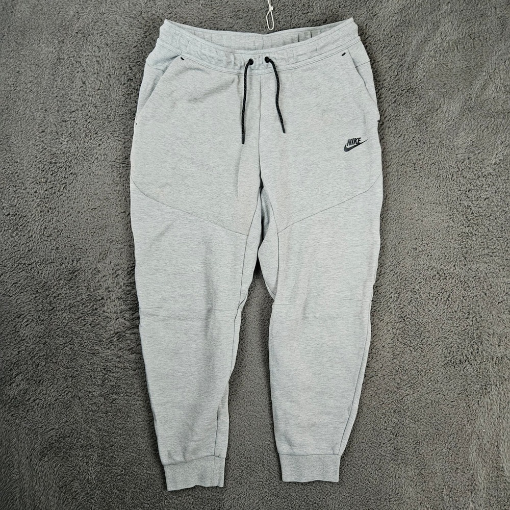Nike‎ Tech Fleece Joggers Mens Large Grey Sweatpants CU4495-063